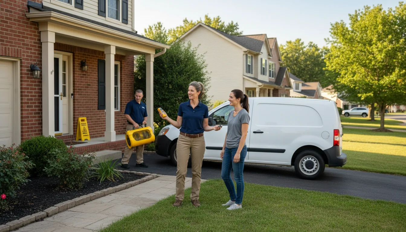 Water restoration image for Dehumidification And Cleanup Services in Lakewood, WI